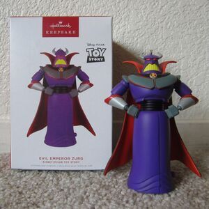 Evil Emperor Zurg Disney Pixar Toy Story 2022 Hallmark ornament w/ light, sound